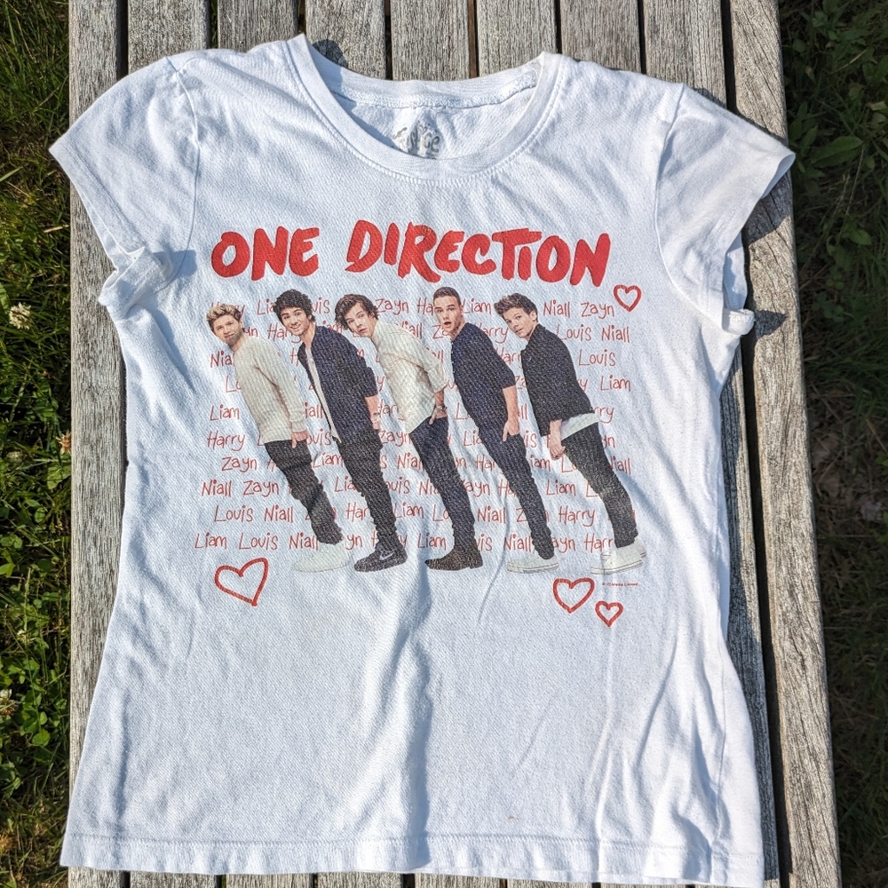 Justice One Direction T-shirt size 10